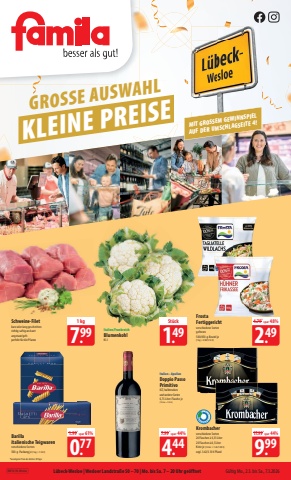 Handzettel famila_kw10_Luebeck-Wesloe-Danke