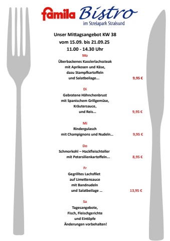 Handzettel famila_kw38_Strelapark-Bistro