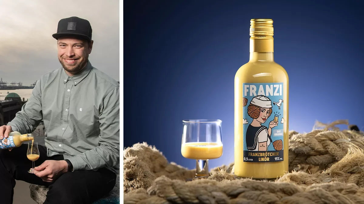 Flasche Franzi Franzbrötchenlikör