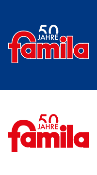 50 Jahre famila Logos