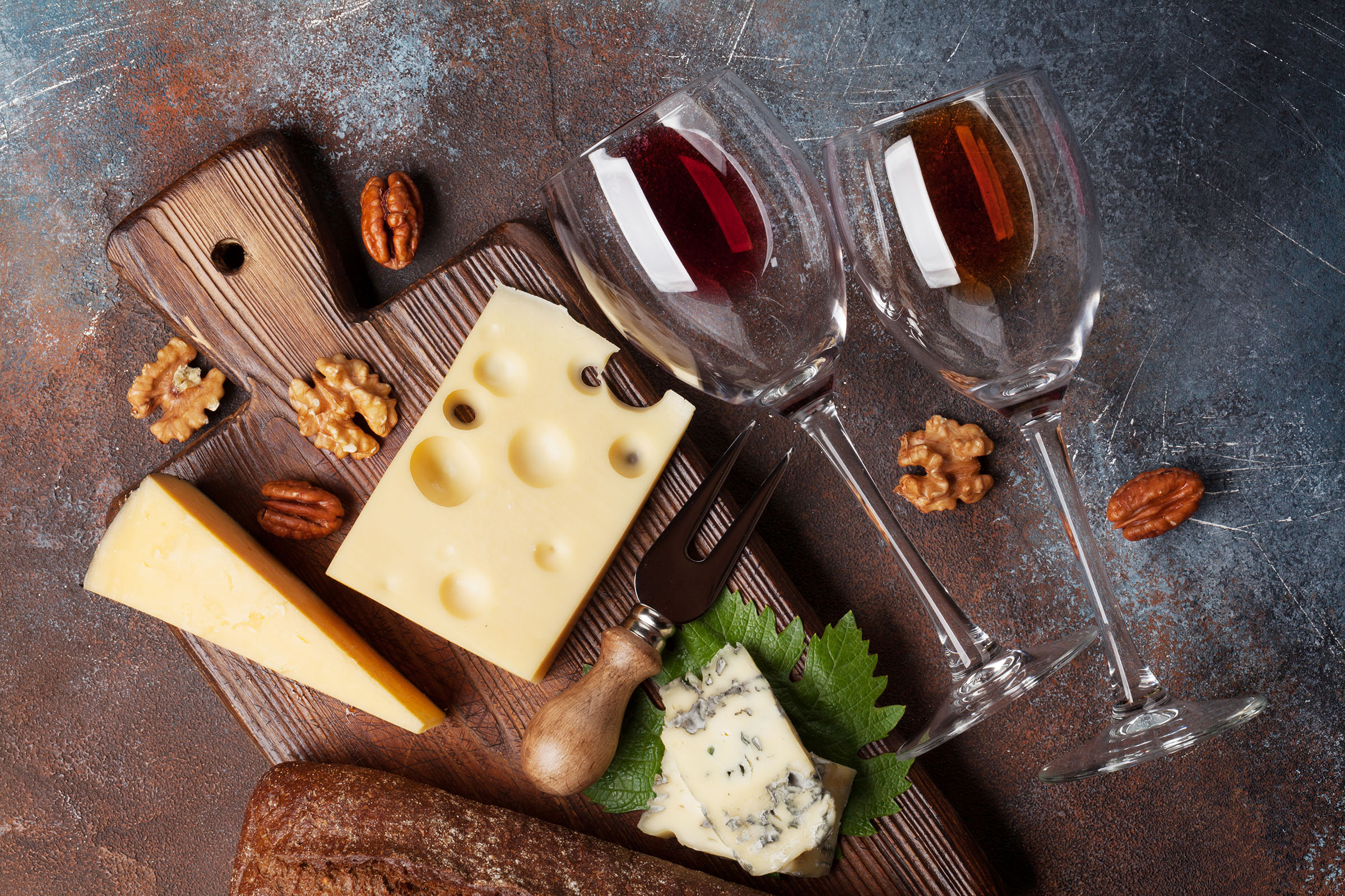 Wein und Käse