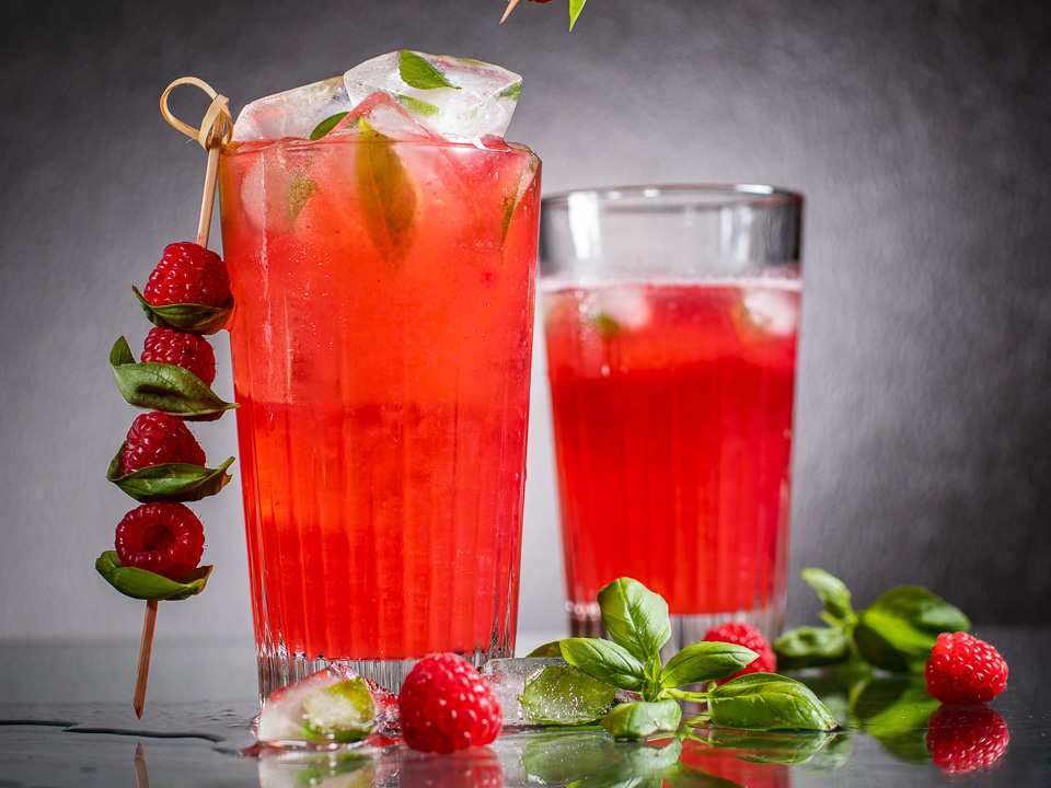 Alkoholfreier Himbeer-Tonic Bild zum Rezept: Alkoholfreier Himbeer-Tonic