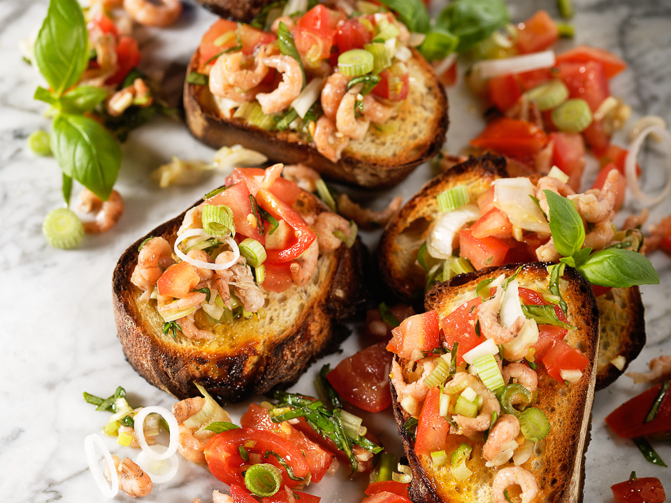 Krabben-Bruschetta Bild zum Rezept: Krabben-Bruschetta