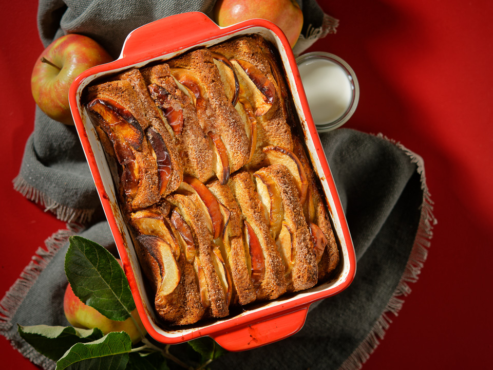 French-Toast-Auflauf mit Apfel Bild zum Rezept: French-Toast-Auflauf mit Apfel