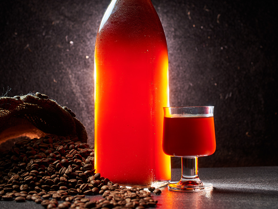 Kaffeelikör mit Vanille