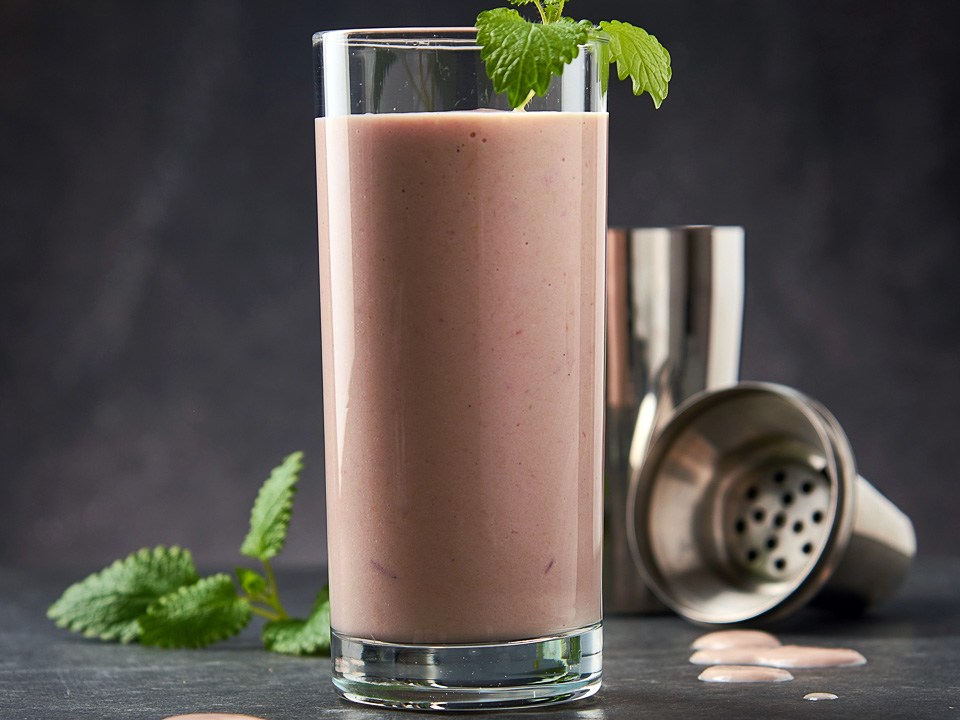 Rhabarbermilchshake mit Vanille Bild zum Rezept: Rhabarbermilchshake mit Vanille