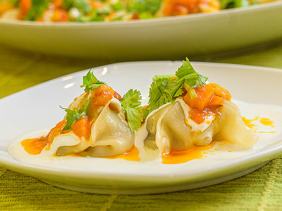 Mantu (Hackfleischtaschen) Bild zum Rezept: Mantu (Hackfleischtaschen)