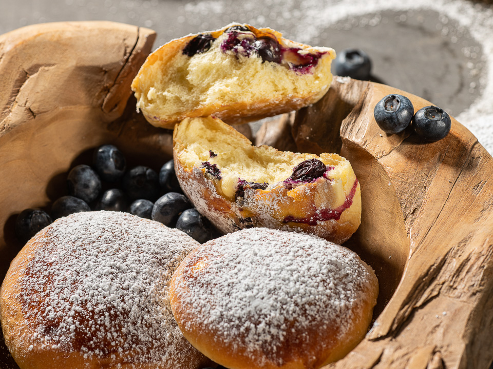 Heidelbeerbrötchen Bild zum Rezept: Heidelbeerbrötchen