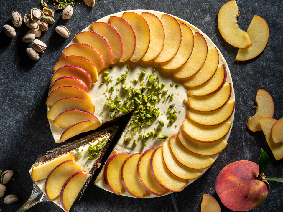 Schoko-Pfirsich-Torte Bild zum Rezept: Schoko-Pfirsich-Torte
