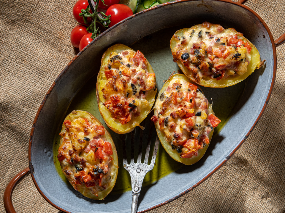 Mediterrane Kartoffelhälften Bild zum Rezept: Mediterrane Kartoffelhälften