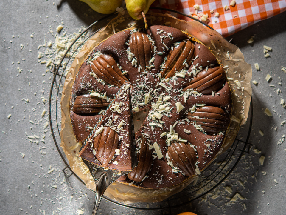 Schoko-Birnen-Kuchen Bild zum Rezept: Schoko-Birnen-Kuchen
