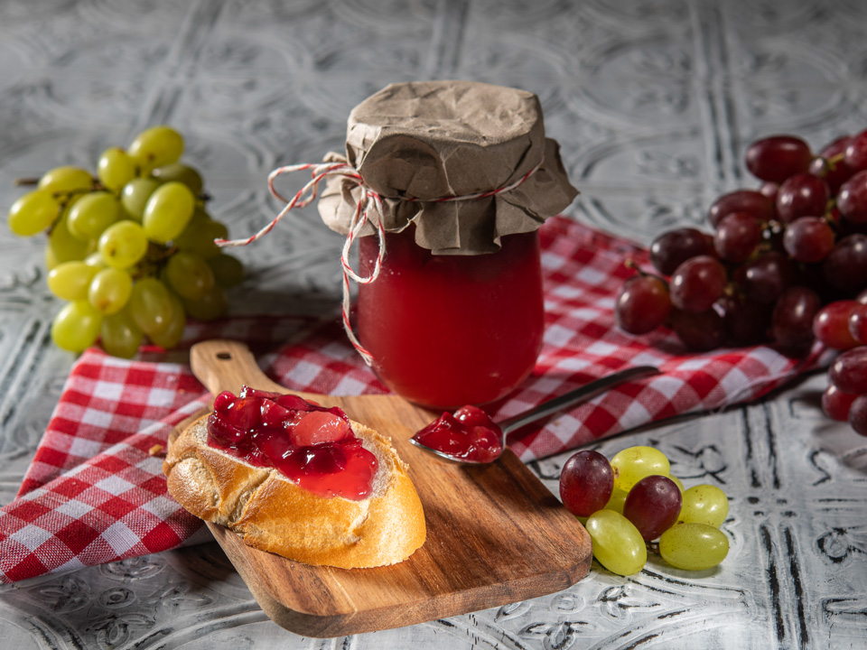 Traubengelee aus zweierlei Trauben Bild zum Rezept: Traubengelee aus zweierlei Trauben