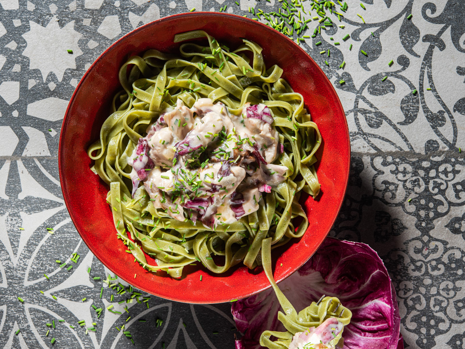 Putengeschnetzeltes in Frischkäsecreme Bild zum Rezept: Putengeschnetzeltes in Frischkäsecreme
