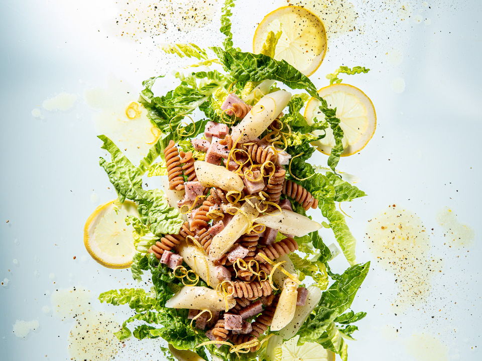 Linsennudel-Spargel-Salat mit Zitrone Bild zum Rezept: Linsennudel-Spargel-Salat mit Zitrone