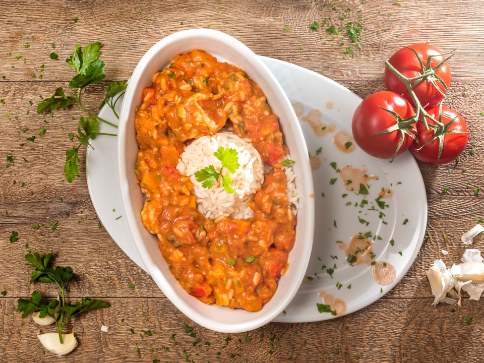 Shrimps Étouffée Bild zum Rezept: Shrimps Étouffée