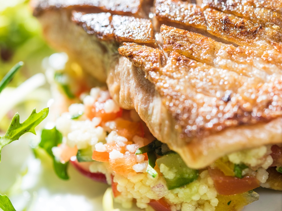 Sommersalat mit Lachs Bild zum Rezept: Sommersalat mit Lachs