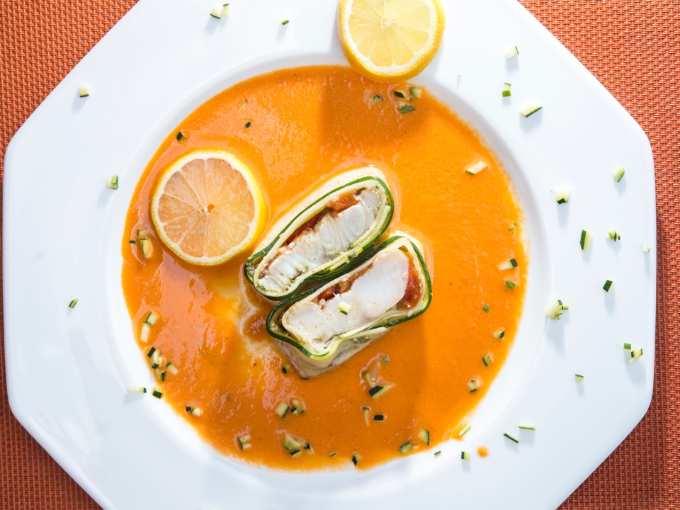 Lucioperca in Manto de Zucchine Bild zum Rezept: Lucioperca in Manto de Zucchine