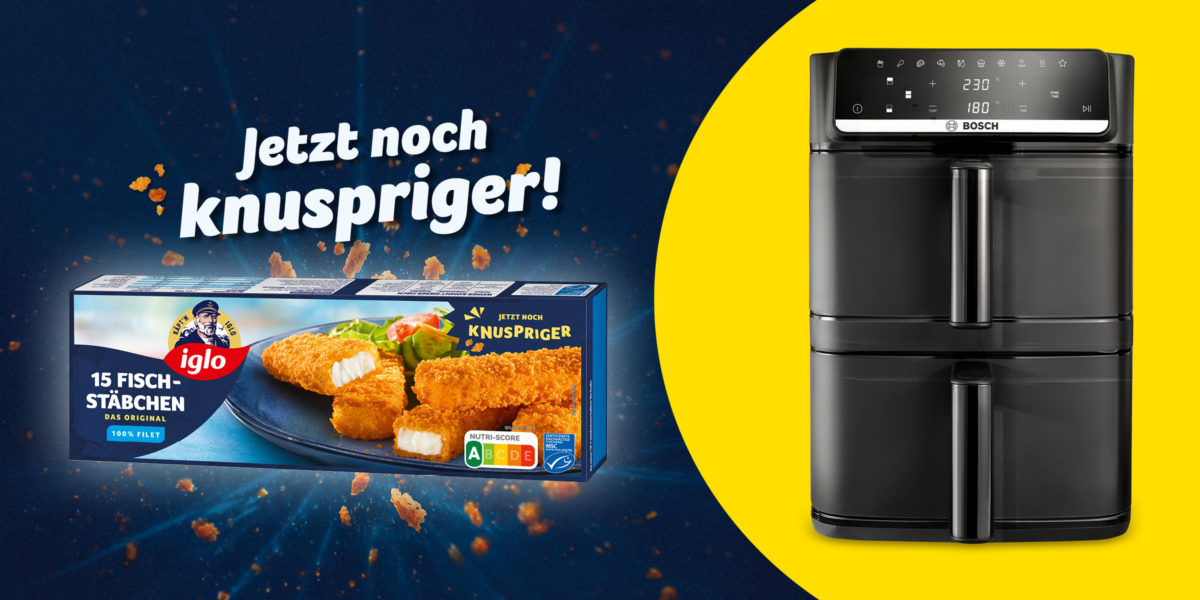 Gewinnspiel iglo "Fritteuse"