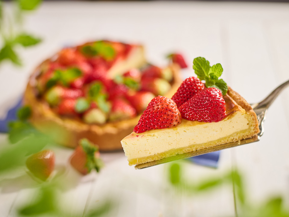 Erdbeer-Käsekuchen Bild zum Rezept: Erdbeer-Käsekuchen