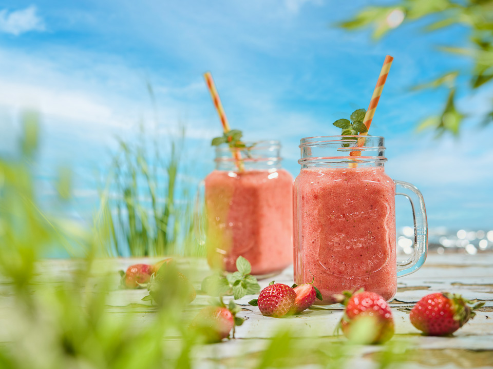 Erdbeersmoothie Bild zum Rezept: Erdbeersmoothie