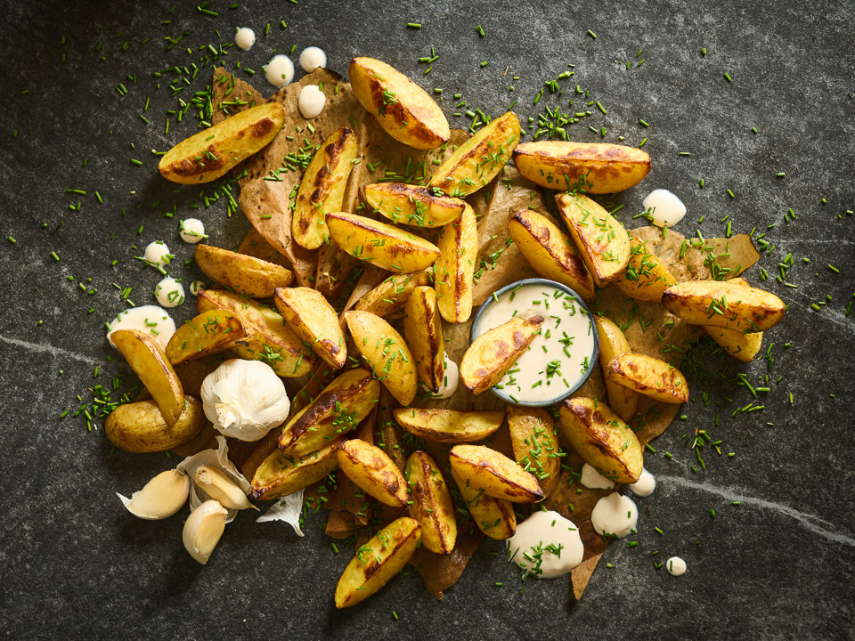 Knoblauchsoße zu Kartoffelspalten Bild zum Rezept: Knoblauchsoße zu Kartoffelspalten