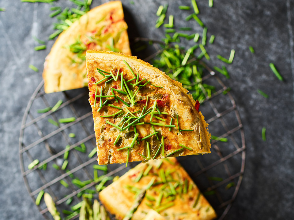 Frittata mit grünem Spargel Bild zum Rezept: Frittata mit grünem Spargel