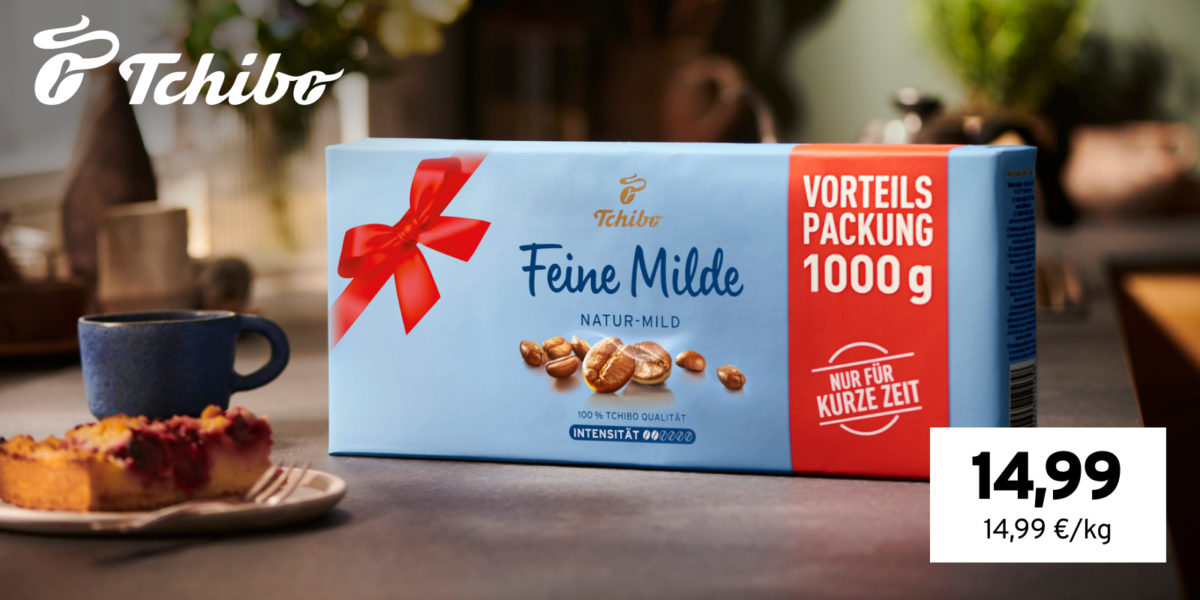 Tchibo – Mehr Kaffee im Vorteilspack