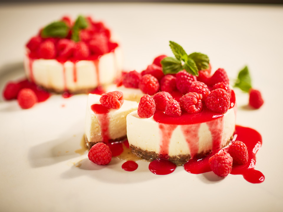 Bild zum Rezept: Himbeertörtchen ohne Backen