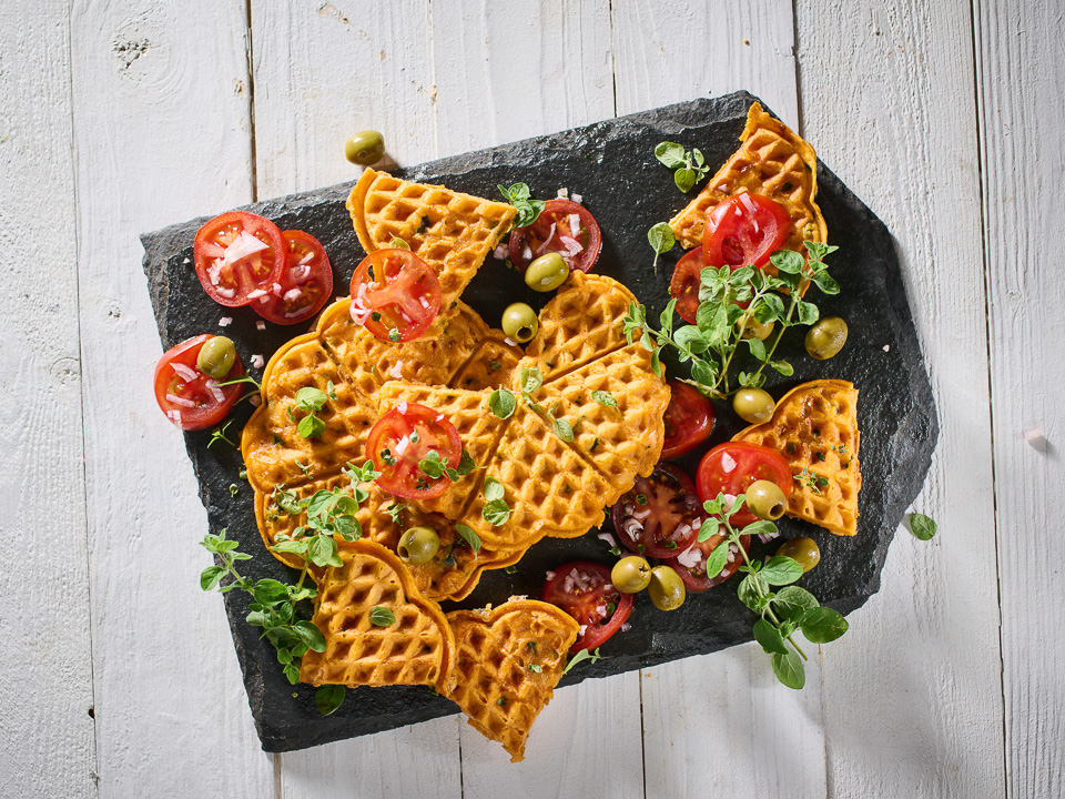 Pizzawaffeln mit Jalapeños Bild zum Rezept: Pizzawaffeln mit Jalapeños