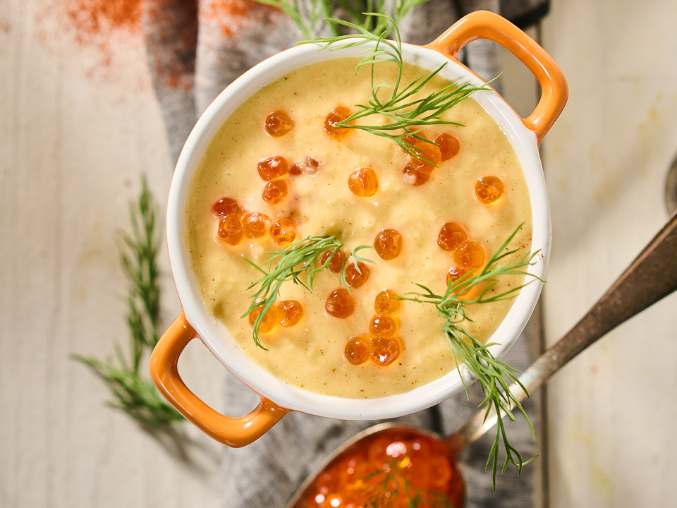 Kaviar-Dip zu gegrilltem Fisch Bild zum Rezept: Kaviar-Dip zu gegrilltem Fisch