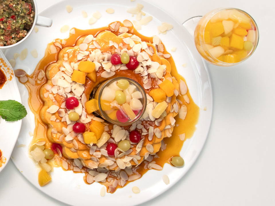 Bild zum Rezept: Flan de torrón (Mandelpudding)