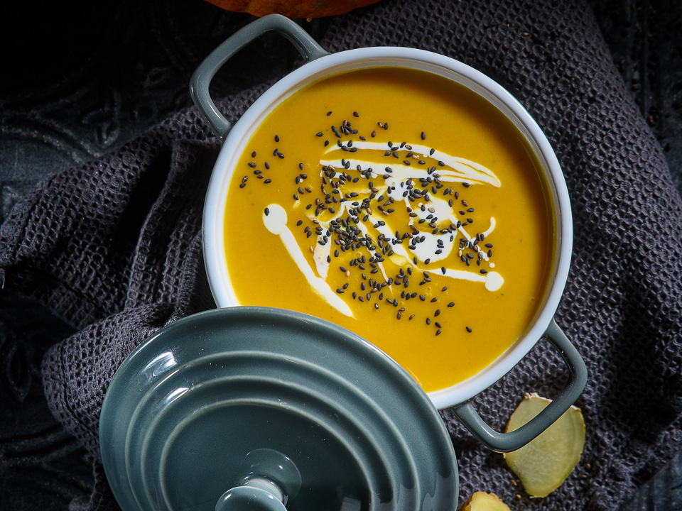 Bild zum Rezept: Kürbissuppe mit Ingwer