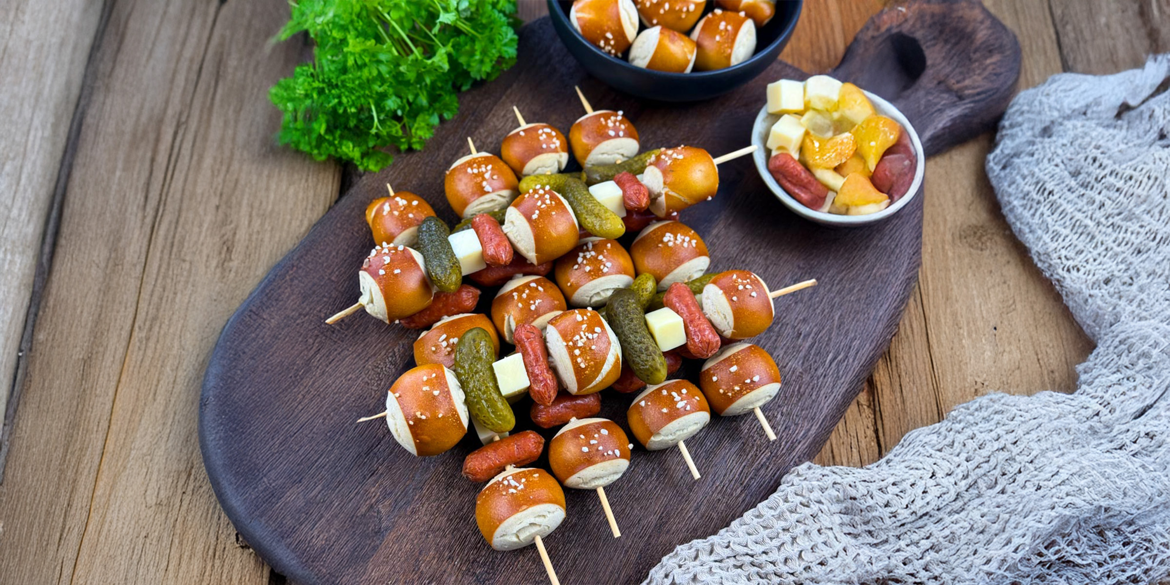 Bayrische Laugenspieße