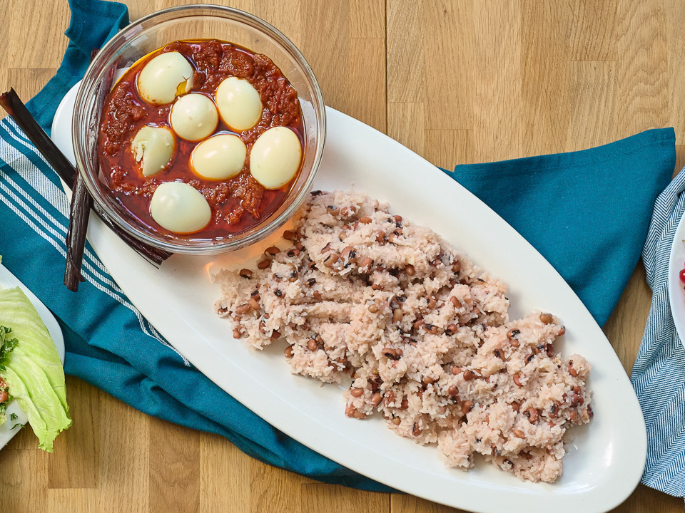 Ayimolou Enugbagba (Bohnenreis mit Tomatensoße) Bild zum Rezept: Ayimolou Enugbagba (Bohnenreis mit Tomatensoße)