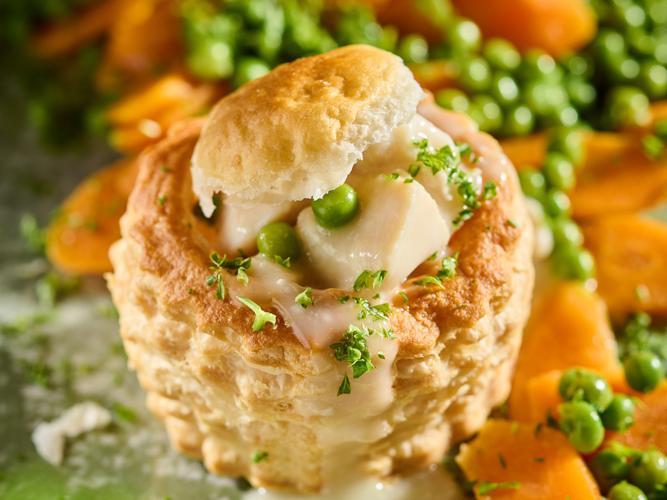 Bild zum Rezept: Hühnerfrikassee aus der Pastete