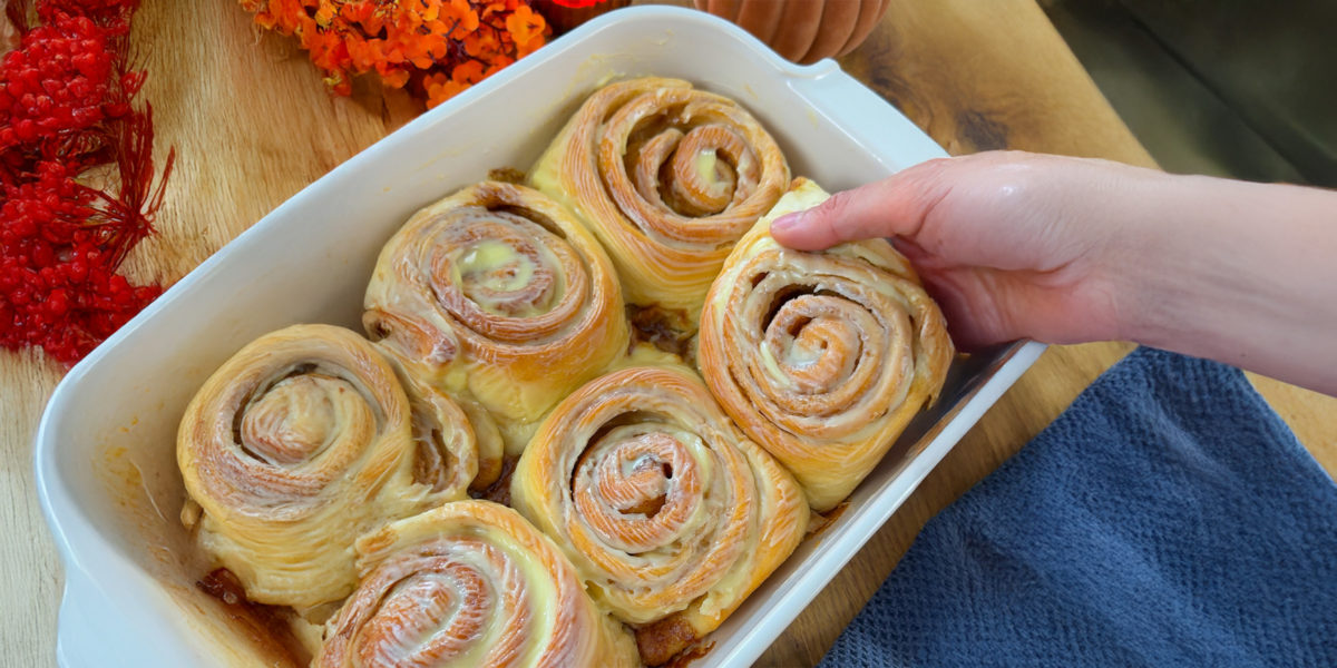 Zimtschnecken mit Frosting
