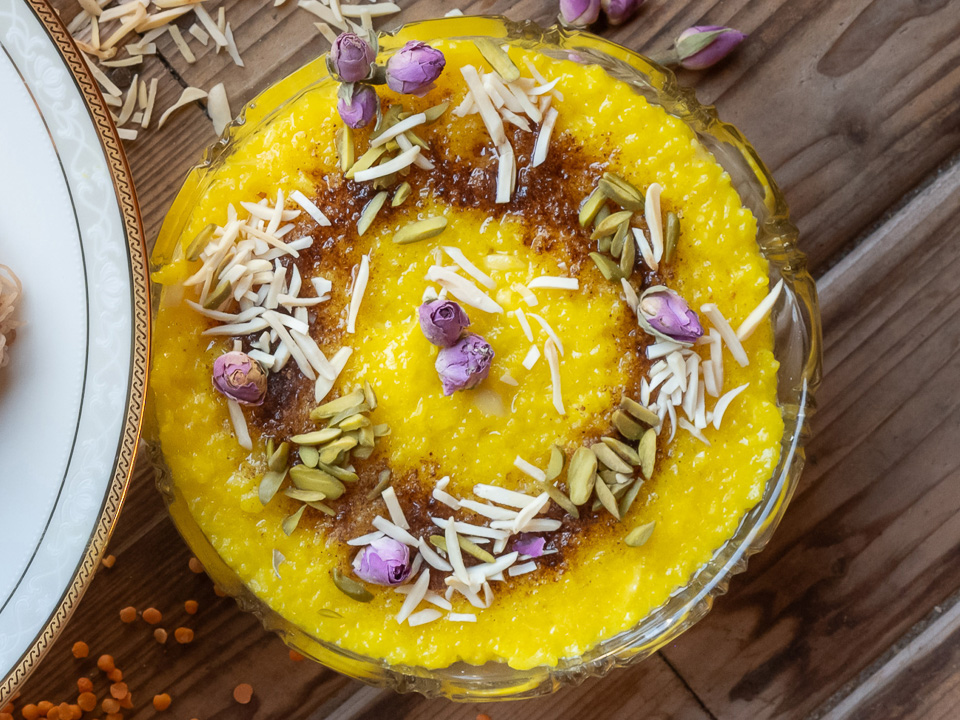 Bild zum Rezept: Sholeh Zard (Persischer Reispudding)