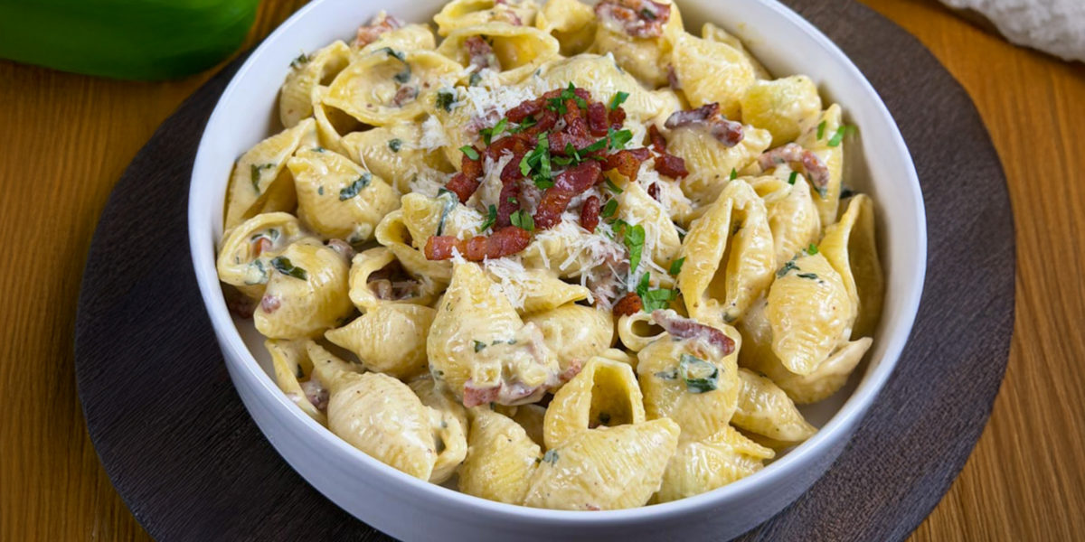 Parmesan-Bacon-Pasta