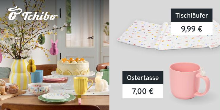 Tchibo Frühlingshafte Tischdeko