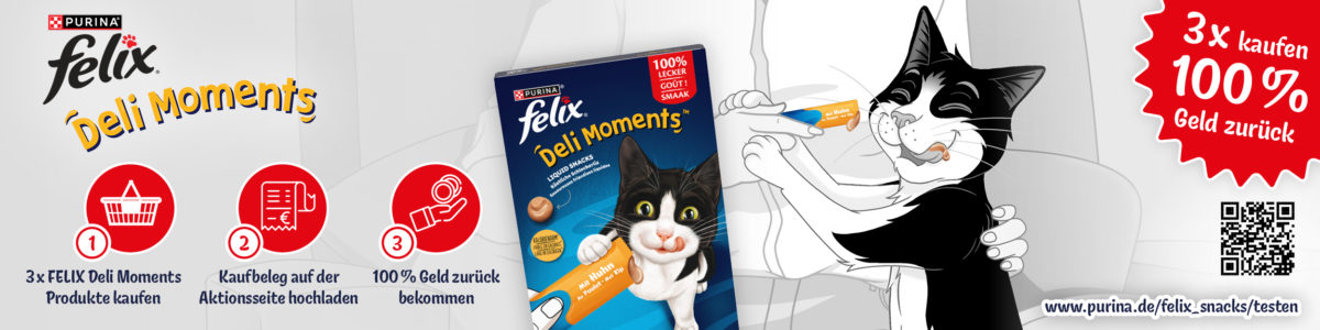 Mach mit bei der FELIX Deli Moments Cashback Aktion