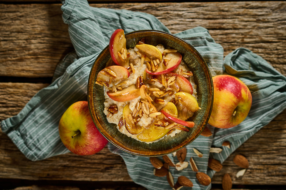 Bild zum Rezept: Porridge mit Apfel und Mandeln