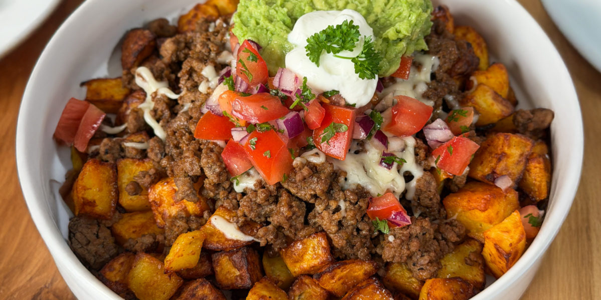 Kartoffel-Hackfleisch-Bowl