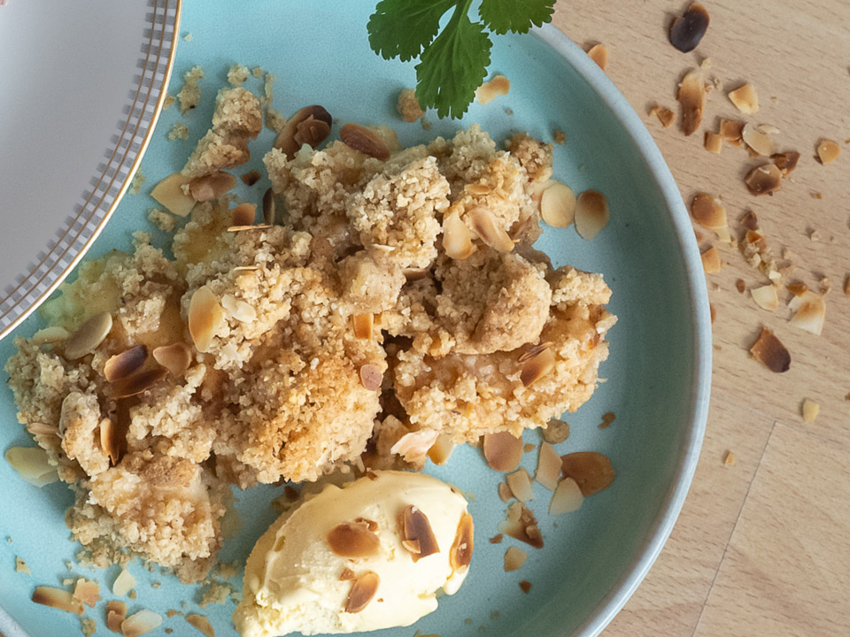 Bild zum Rezept: Apple Crumble (Apfelstreuselkuchen)