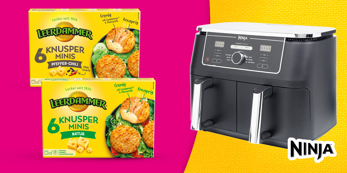 Gewinnspiel Leerdammer "Airfryer"