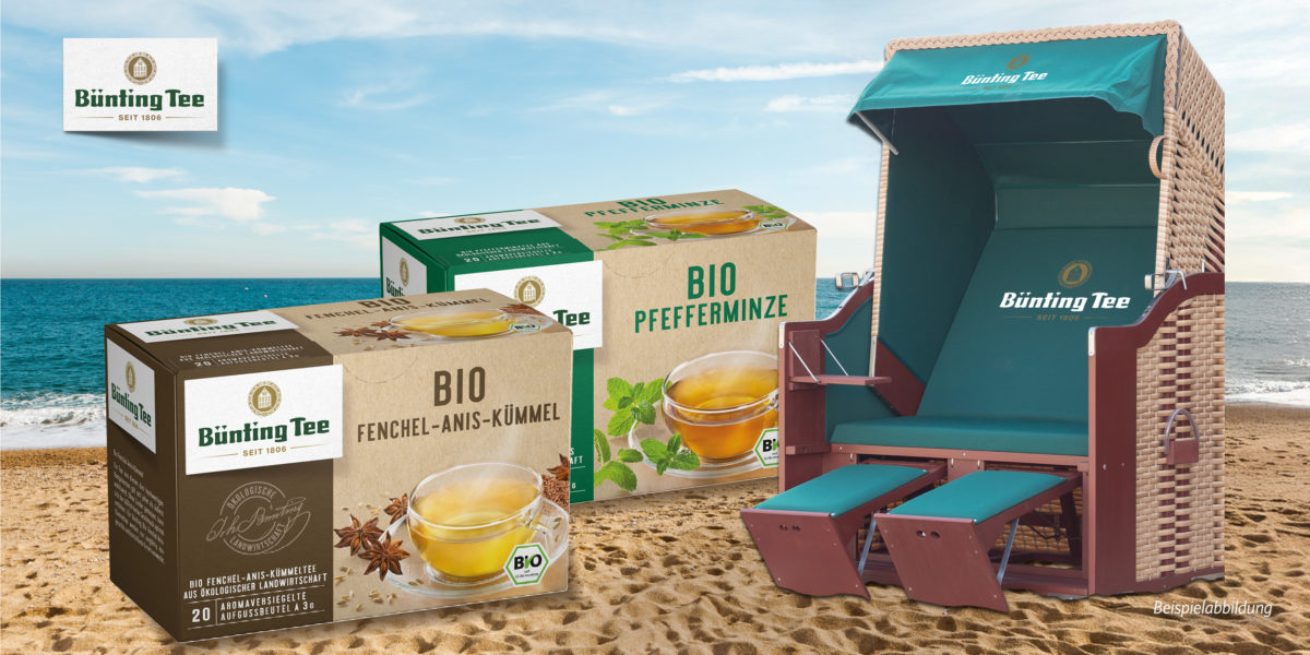 Gewinnspiel Bünting Tee Strandkorb