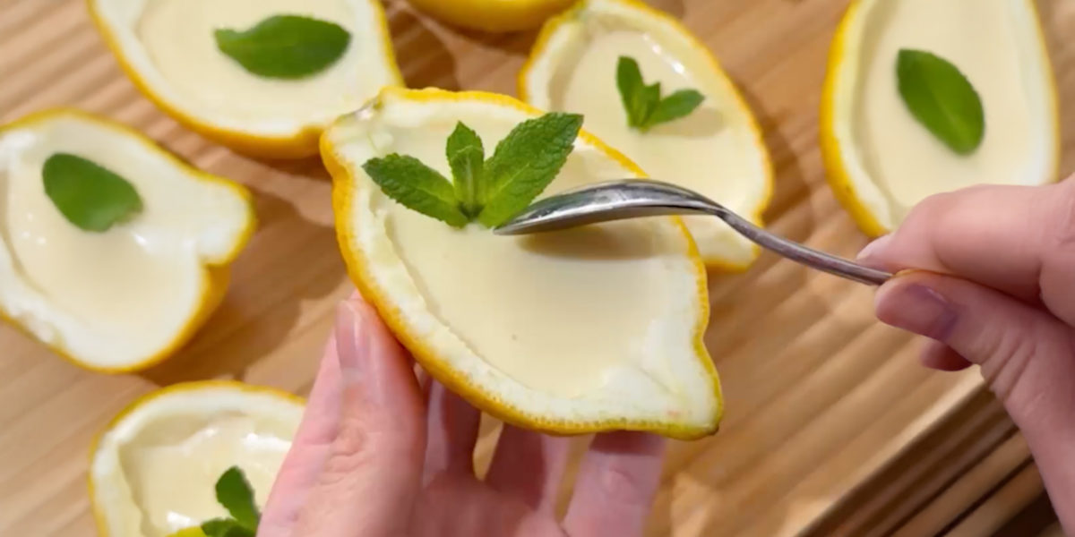 Bild zum Rezept: Zitronen mit Zitronencreme