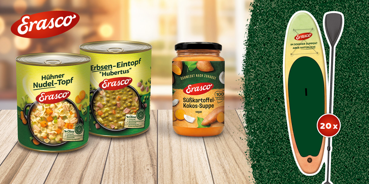 Gewinnspiel Erasco