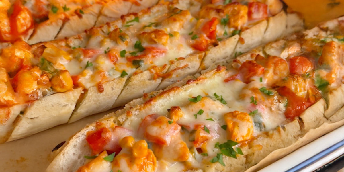 Loaded Hähnchen-Baguettes