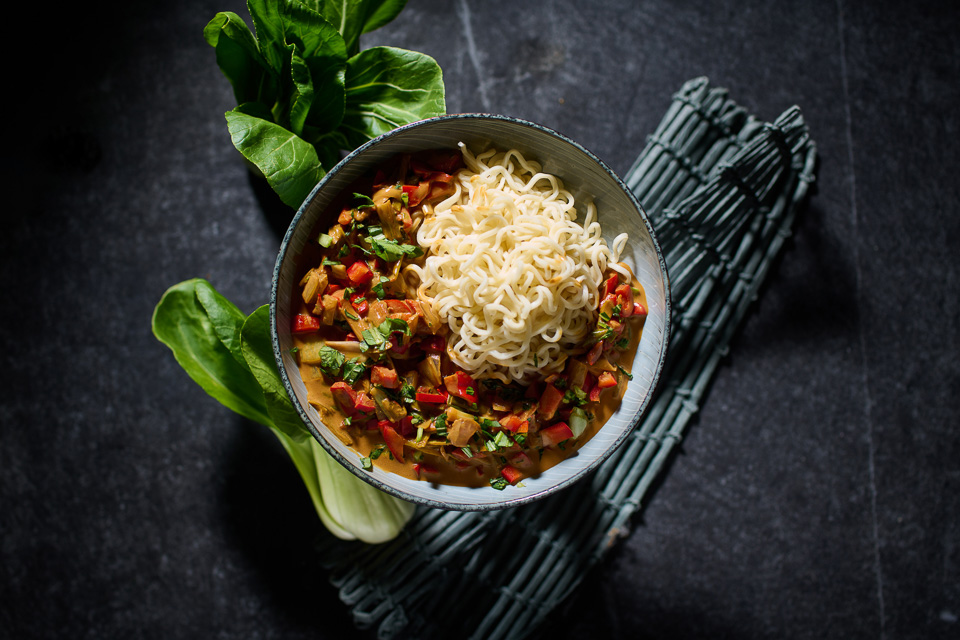 Bild zum Rezept: Mini Pak Choi mit Mie-Nudeln