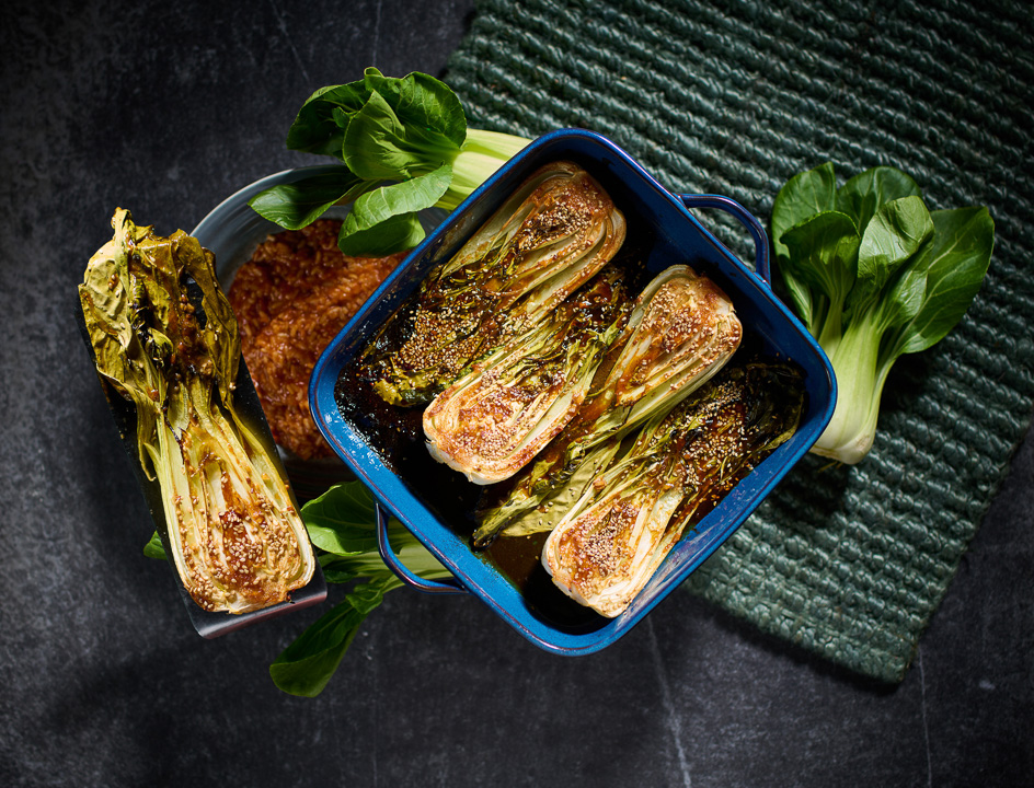 Bild zum Rezept: Mini Pak Choi mit Tomatenreis